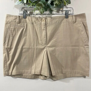 Talbots Chino Short Khaki Tan 18